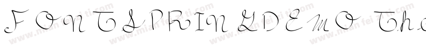 FONTSPRINGDEMO TheSe字体转换